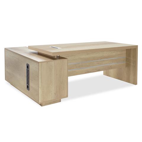 Executive Minimal pakoworld desk with right corner 200x170x75cm