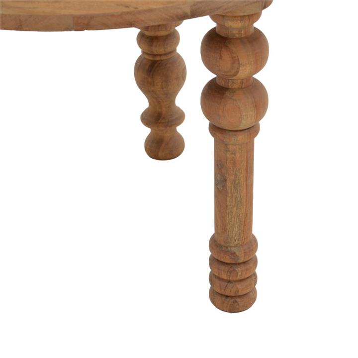 Side tables set 2pcs Kelly pakoworld solid acacia wood walnut