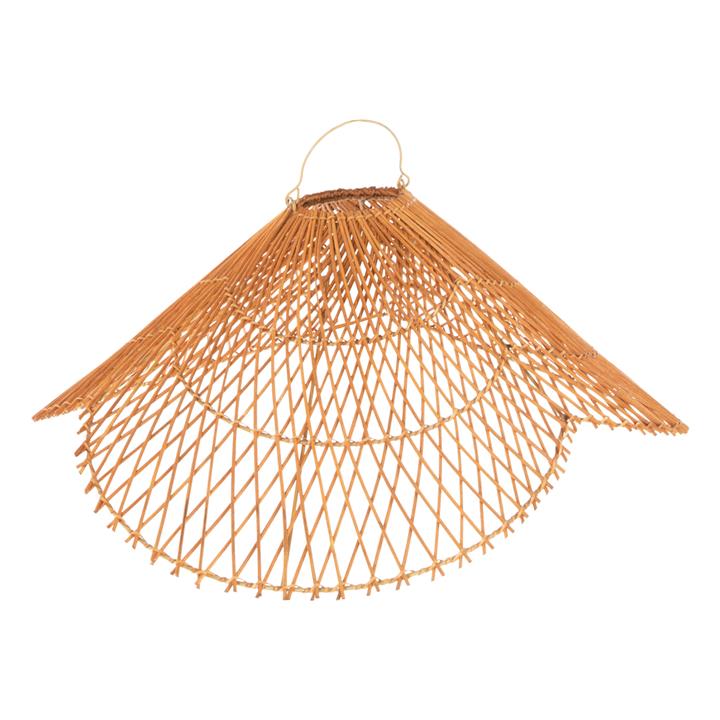 CEILING PENDANT LAMP HM7878.01 RATTAN IN SAND BEIGE COLOR Φ58,5x31Hcm.