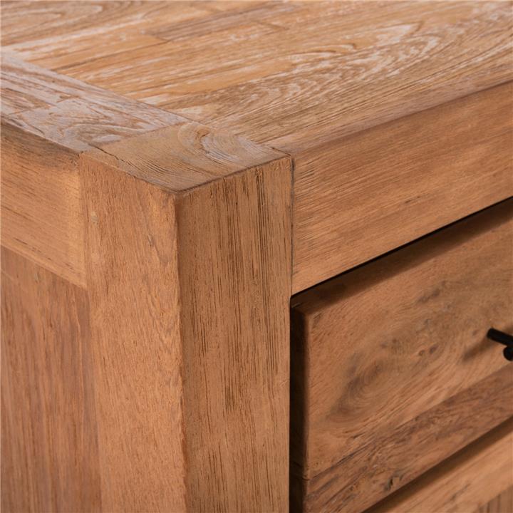 BUFFET GRAYSON HM9802 RECYCLED TEAK WOOD IN NATURAL 220x50x90Hcm.