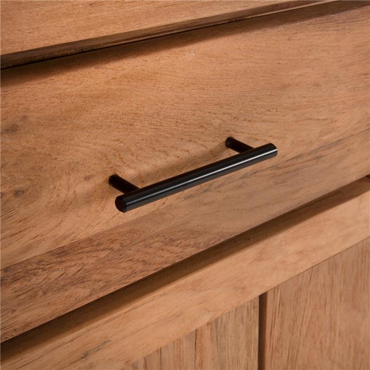 BUFFET GRAYSON HM9802 RECYCLED TEAK WOOD IN NATURAL 220x50x90Hcm.
