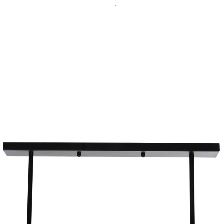 CEILING PENDANT LUMINAIRE HM4179 BLACK METAL 4-LIGHT 78x30,5x26Hcm.