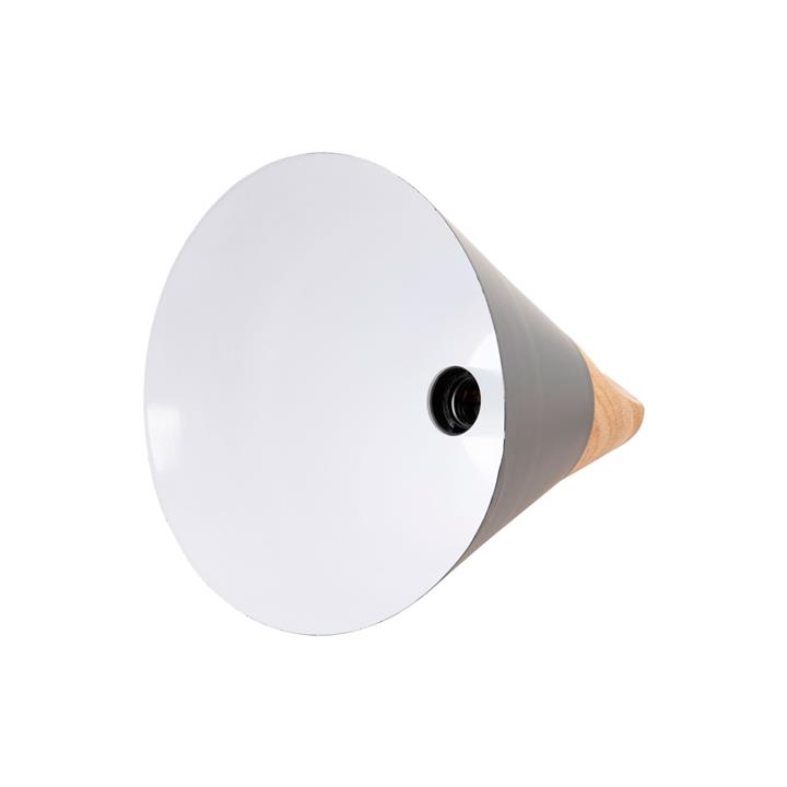 CEILING PENDANT LAMP HM4150 GREY METAL CAP Φ21,5x115Hcm.