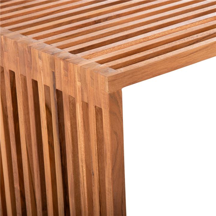 COFFEE TABLE NYA HM9568 TEAK WOOD IN NATURAL COLOR 1PIECE 100x50x45H cm.