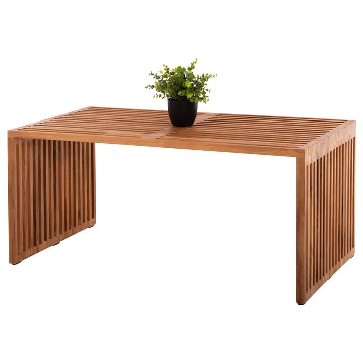 COFFEE TABLE NYA HM9568 TEAK WOOD IN NATURAL COLOR 1PIECE 100x50x45H cm.
