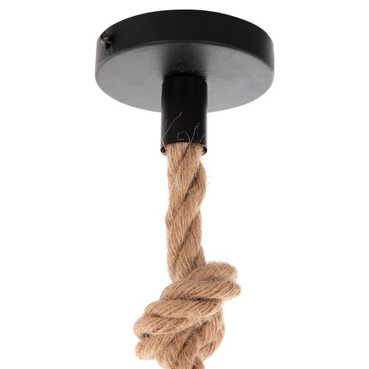 CEILING PENDANT LUMINAIRE SET HM11926 ROPE- NATURAL RATTAN-SAND BEIGE Φ97Χ146H cm.