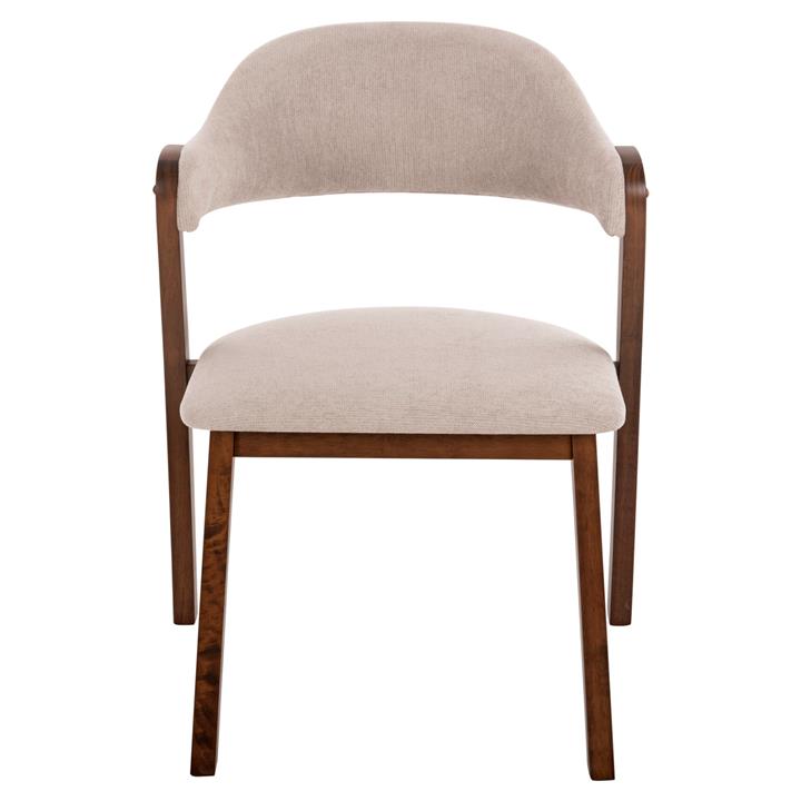 ΚΑΡΕΚΛΑ RIDER HM9734.02 RUBBERWOOD ΣΕ ΚΑΡΥΔΙ-ΥΦΑΣΜΑ ΕΚΡΟΥ 59x59x83Yεκ.