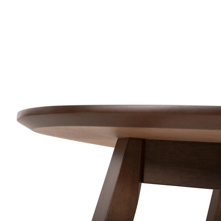 COFFEE TABLE RINER HM9738 MDF WITH WALNUT VENEER 100x100x45Hcm.