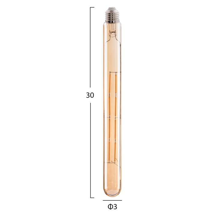 LIGHT BULB HM4191 LED FILAMENT 8W E27 3000K GOLD DIMMABLE