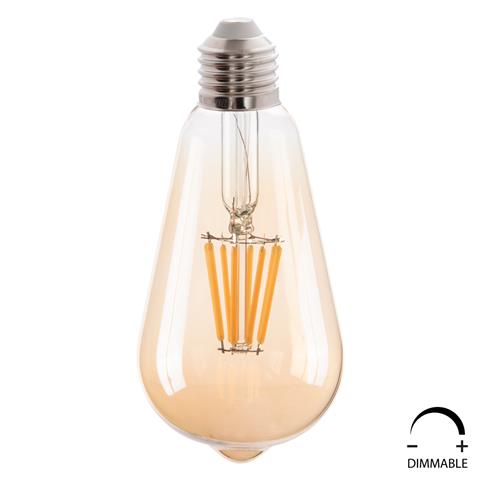 LIGHT BULB HM4188.02 LED FILAMENT 8W E27 DIMMABLE 3000K GOLD