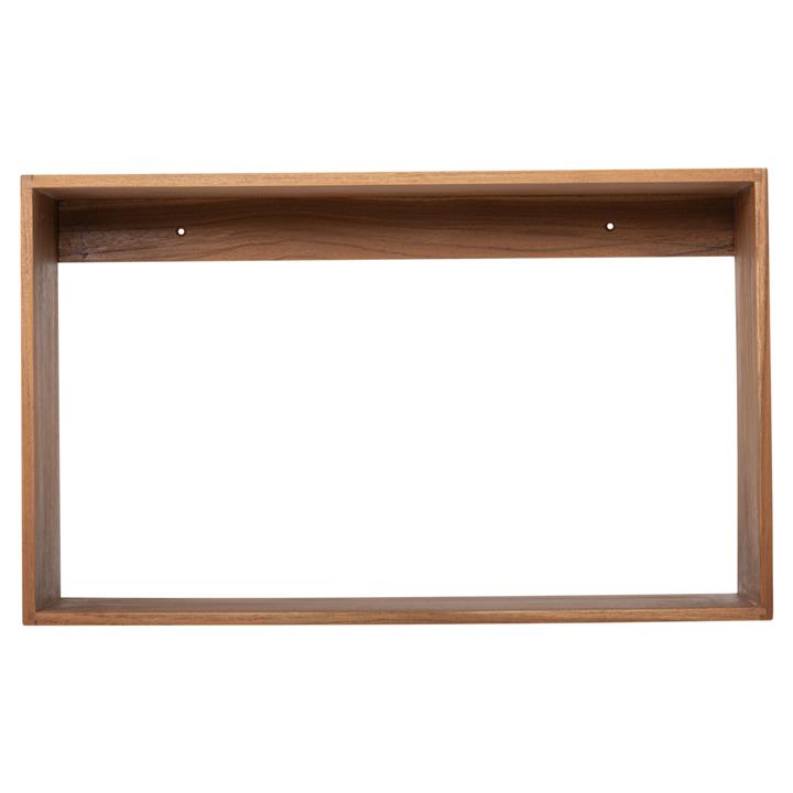 WALL SHELVES CHENGIS HM9830 3PCS SET TEAK WOOD IN NATURAL COLOR 60x20x38H cm.