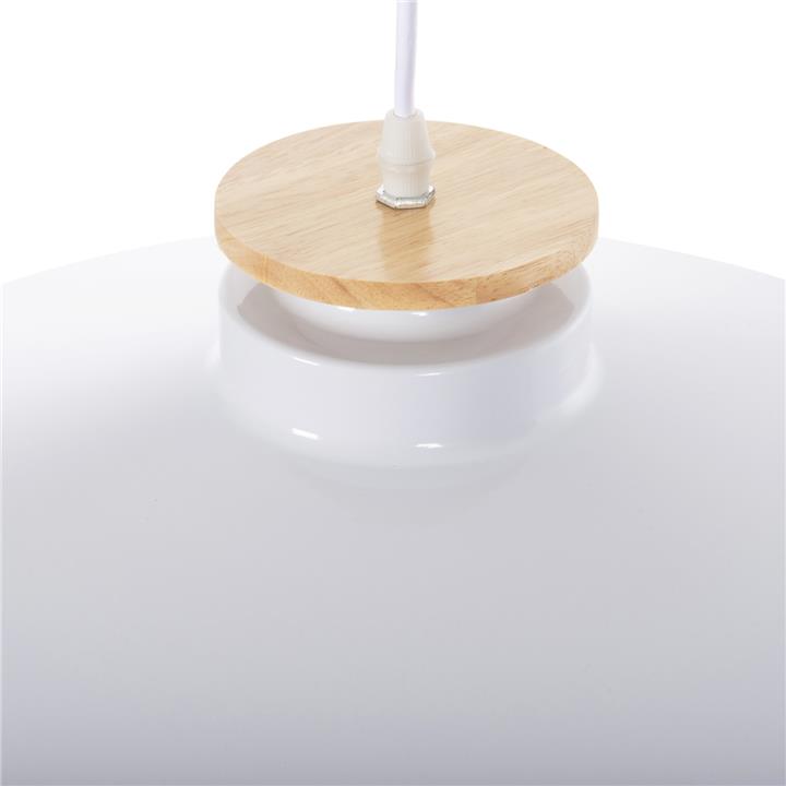 CEILING PENDANT LAMP HM4159.02 WHITE METAL CAP Φ40x116Hcm.