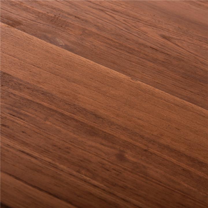 COFFEE TABLE ROUND FRANTZ HM9523.11 SOLID MINDI WOOD-NATURAL Φ100X45Hcm.
