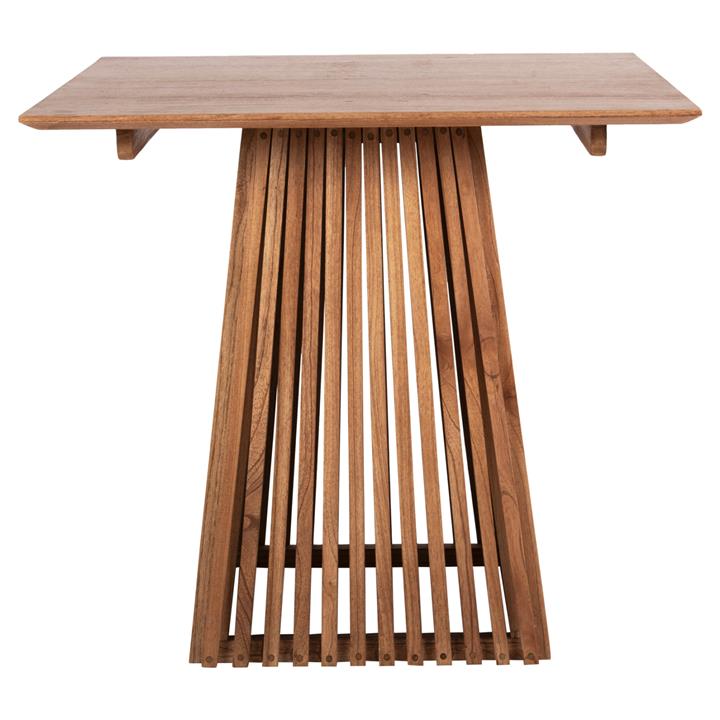 DINING TABLE SQUARE FRANTZ HM9458.11 SOLID MINDI WOOD 80x80x75Hcm.