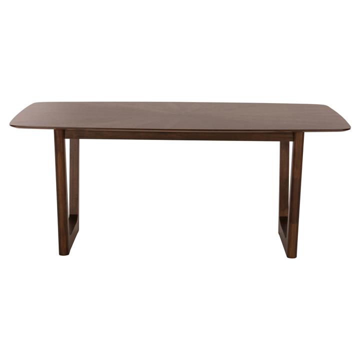ΤΡΑΠΕΖΙ ΤΡΑΠΕΖΑΡΙΑΣ RINER ΟΡΘΟΓΩΝΙΟ HM9745 MDF ΜΕ ΚΑΠΛΑΜΑ ΚΑΡΥΔΙΑΣ 180x90x76εκ.