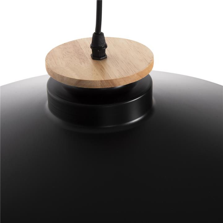 CEILING PENDANT LAMP HM4159.01 BLACK METAL CAP Φ40x116Hcm.