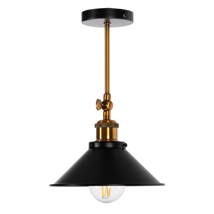 ΦΩΤΙΣΤΙΚΟ ΟΡΟΦΗΣ/ΤΟΙΧΟΥ HM4121 ΜΕΤΑΛΛΙΚΟ ΣΕ ΜΑΥΡΟ-ΧΡΥΣΟ Φ21x31Υεκ.