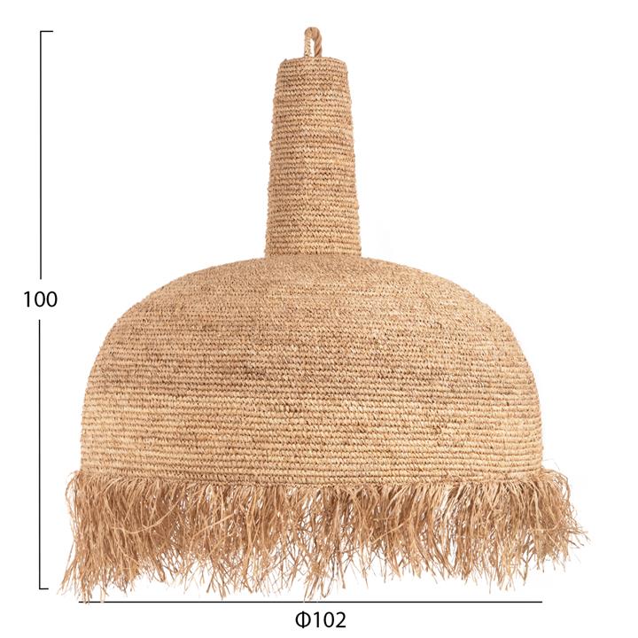 CEILING PENDANT HM4032 DRIED PALM LEAF FIBERS Φ102x100Hcm.