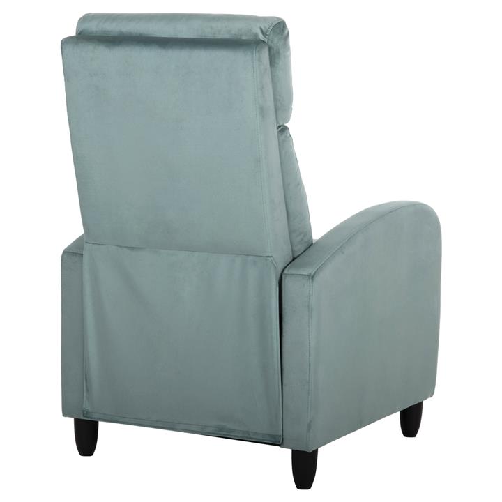 ARMCHAIR RELAX HIBER HM9782.07 PISTACHIO GREEN VELVET 67,5x90x104Hcm.