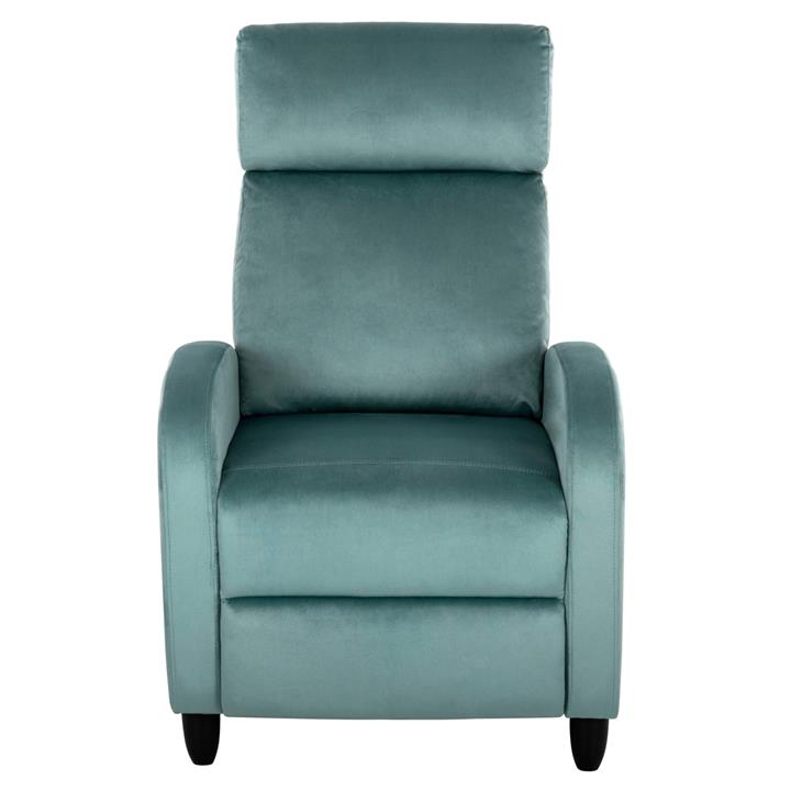 ARMCHAIR RELAX HIBER HM9782.07 PISTACHIO GREEN VELVET 67,5x90x104Hcm.