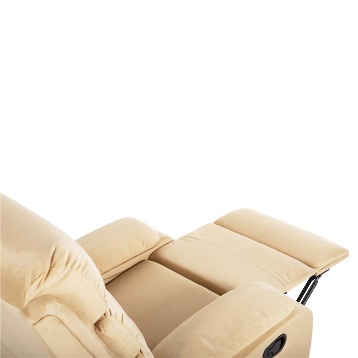 ARMCHAIR MASSAGE ECRU HM9784.05 ECRU VELVET 80x93x100Hcm.