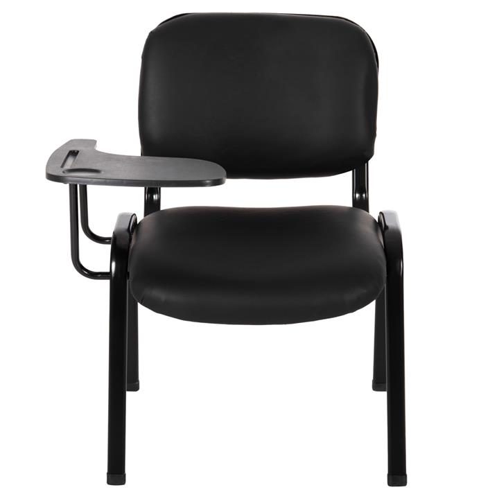 CONFERENCE CHAIR WITH DESK IN BLACK PU HM11942
