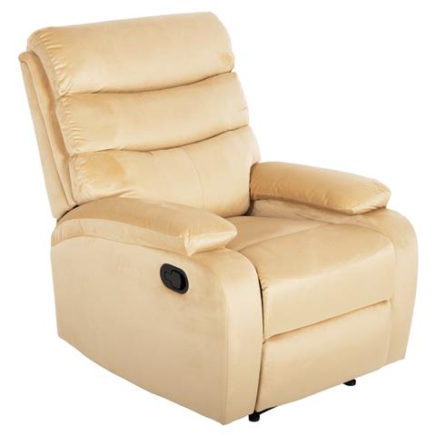 ARMCHAIR RELAX YASUMU HM9783.05 ECRU VELVET 80x93x100Hcm.