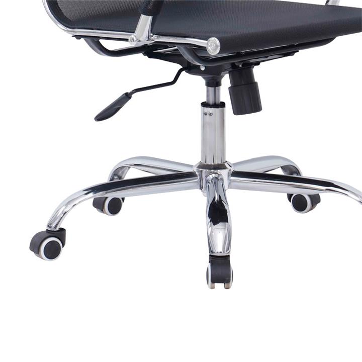 Office chair Noctis pakoworld black mesh fabric 55.5x52x88cm
