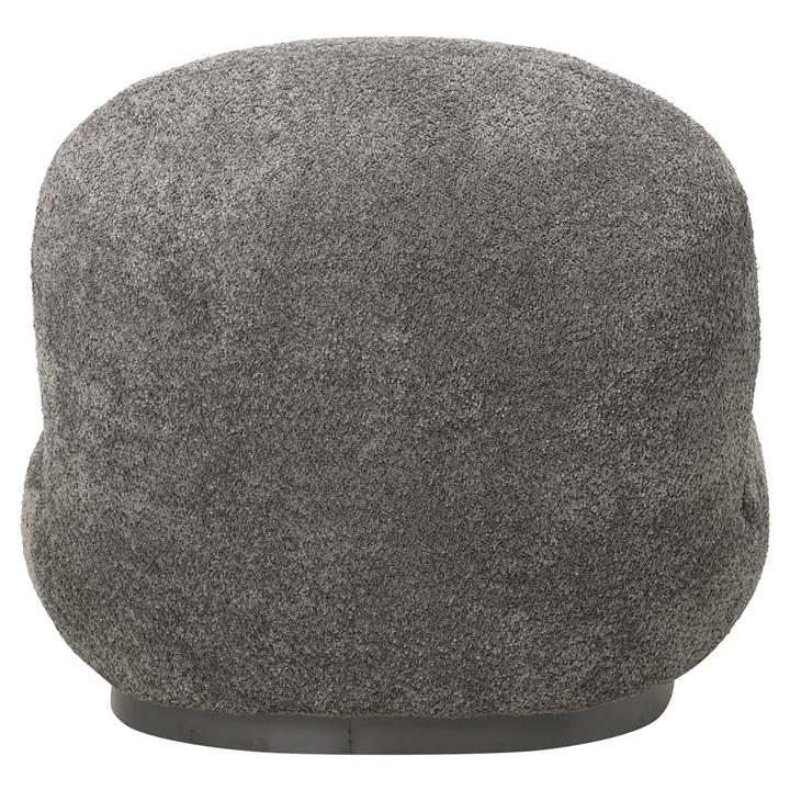 ARMCHAIR BEANY HM9591.01 GREY BOUCLE FABRIC 85x82x77Hcm.