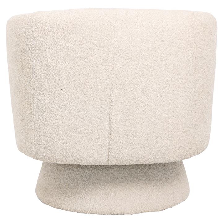 ARMCHAIR KARLEN HM9592.06 ECRU BOUCLE FABRIC 78x81x77Hcm.