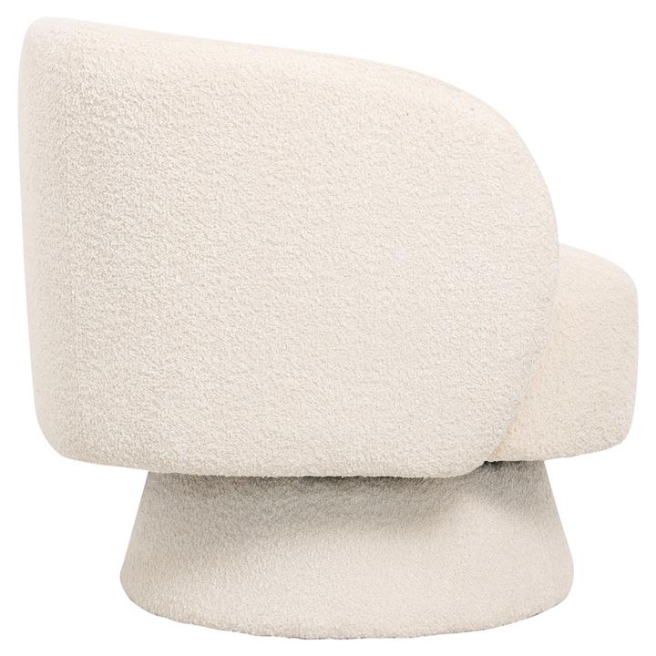 ARMCHAIR KARLEN HM9592.06 ECRU BOUCLE FABRIC 78x81x77Hcm.