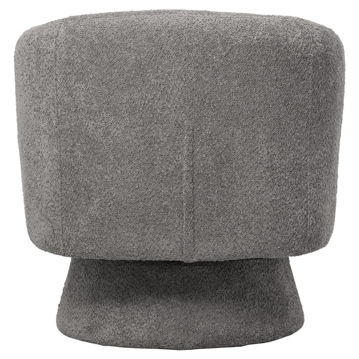 ARMCHAIR KARLEN HM9592.01 GREY BOUCLE FABRIC 78x81x77Hcm.