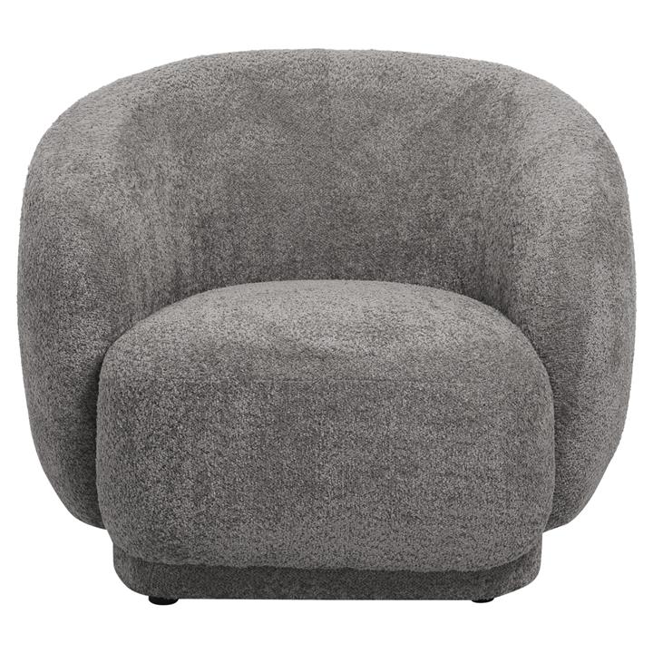 ARMCHAIR KARPEN HM9600.01 GREY BOUCLE FABRIC 93x87x78H cm.