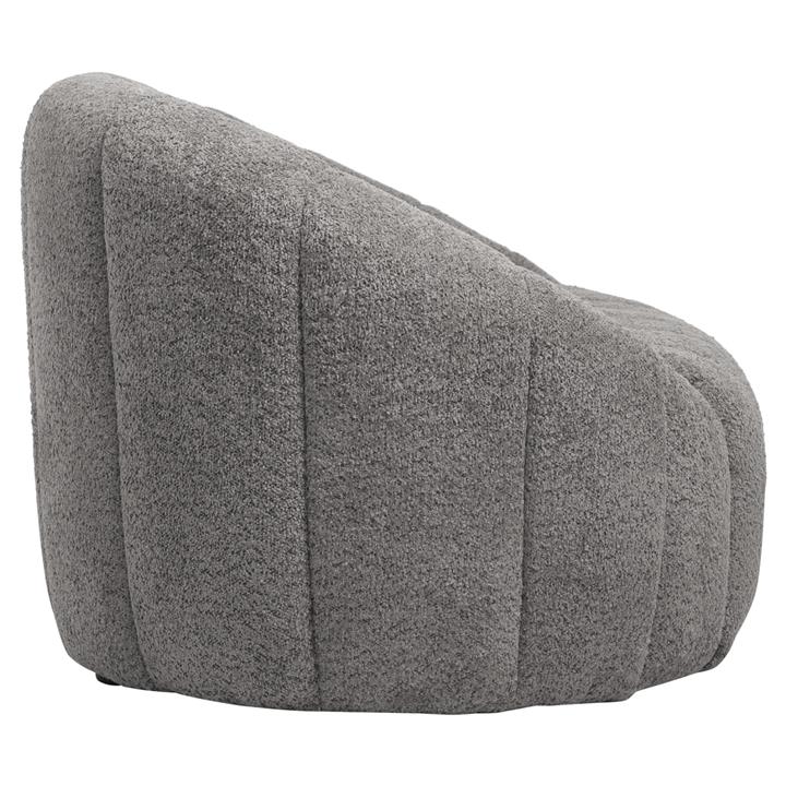 SOFA 2-SEATER MOBY HM9595.01 GREY BOUCLE FABRIC 148x83x66Hcm.