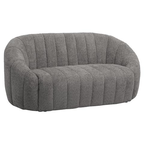 SOFA 2-SEATER MOBY HM9595.01 GREY BOUCLE FABRIC 148x83x66Hcm.