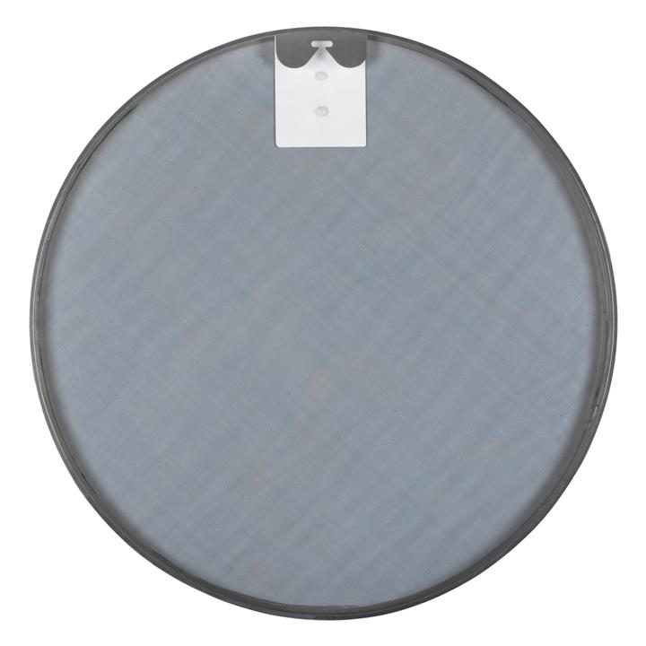 WALL MIRROR ROUND HM9582.40 ALUMINUM FRAME IN SILVER Φ50x3 cm.