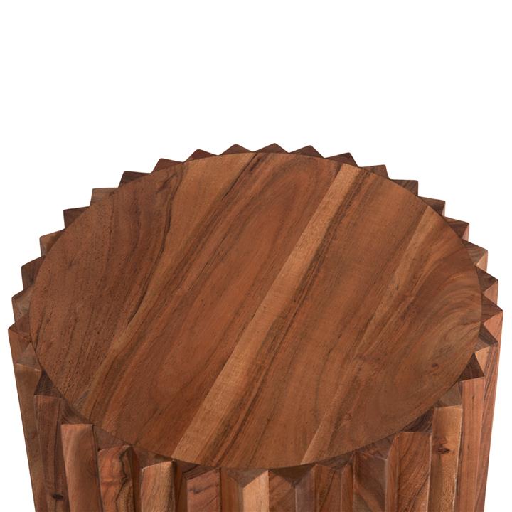ΣΕΤ 2ΤΜΧ ΤΡΑΠΕΖΙΑ ΣΑΛΟΝΙΟΥ ΣΤΡΟΓΓΥΛΑ SEDGE HM11944 ΜΑΣΙΦ ΑΚΑΚΙΑ Φ90 & Φ40εκ.