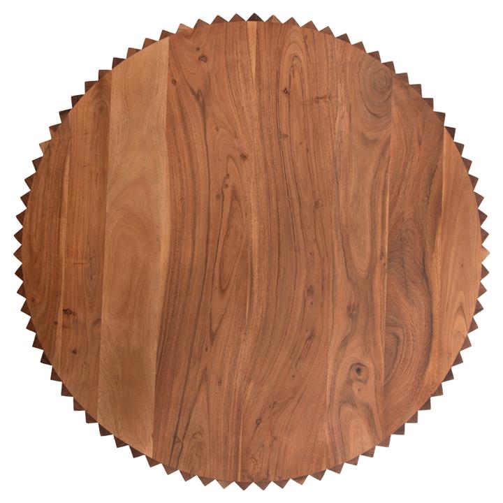 ΣΕΤ 2ΤΜΧ ΤΡΑΠΕΖΙΑ ΣΑΛΟΝΙΟΥ ΣΤΡΟΓΓΥΛΑ SEDGE HM11944 ΜΑΣΙΦ ΑΚΑΚΙΑ Φ90 & Φ40εκ.