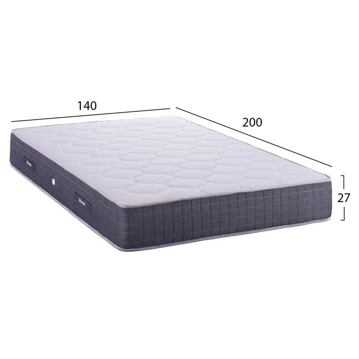HM656.140 DREAMTOPIA MATTRESS, SERIES CLOUD09, BONNELL SPRING, 140x200cm