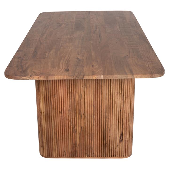 DINING TABLE GROOT HM9683 SOLID ACACIA WOOD IN NATURAL 200x100x77Hcm.