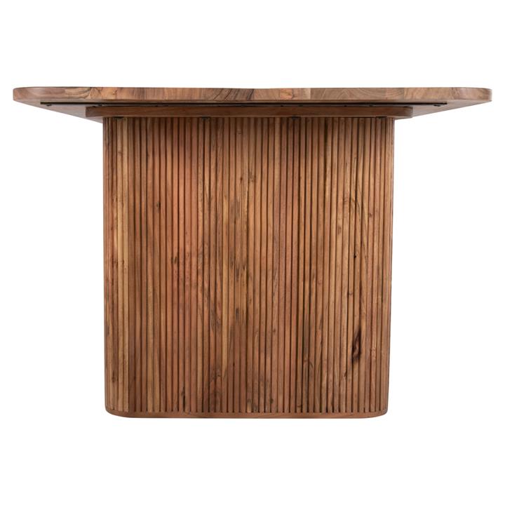 DINING TABLE GROOT HM9683 SOLID ACACIA WOOD IN NATURAL 200x100x77Hcm.