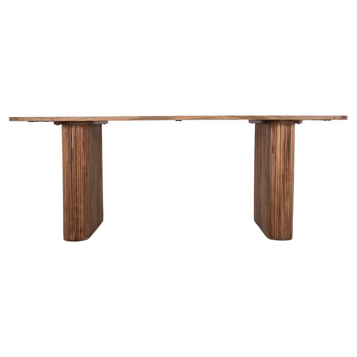 DINING TABLE GROOT HM9683 SOLID ACACIA WOOD IN NATURAL 200x100x77Hcm.