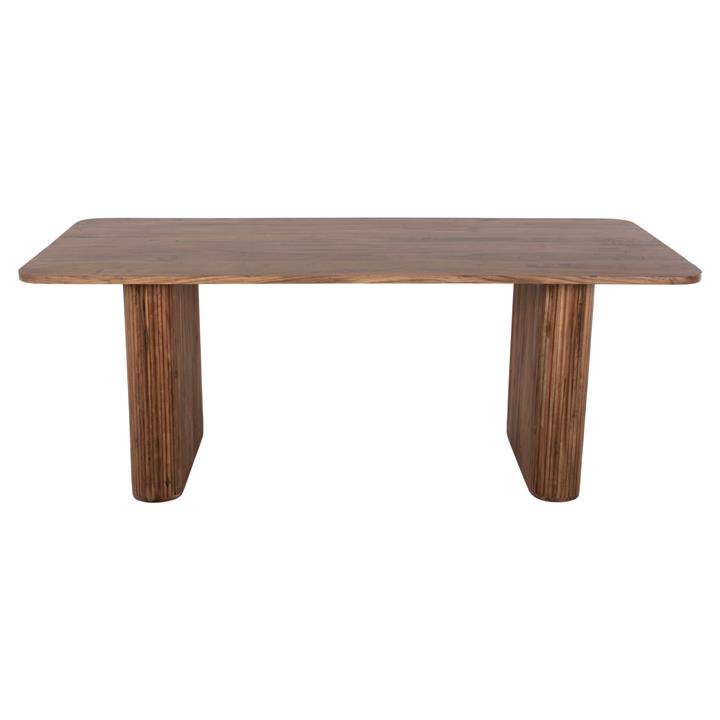 DINING TABLE GROOT HM9683 SOLID ACACIA WOOD IN NATURAL 200x100x77Hcm.
