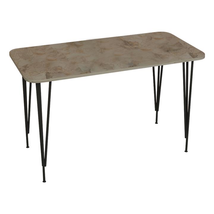 Dinning table Palkon pakoworld grey-black melamine 120x60x73cm