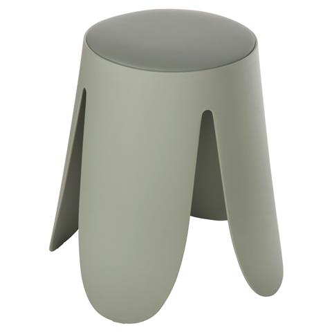STOOL DENTY HM9619.07 POLYPROPYLENE & PU SEAT IN PISTACHIO GREEN Φ30x45Hcm.