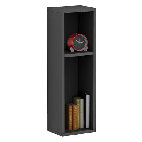 WALL BEDSIDE STAND BONEN HM9070.20 MELAMINE IN GREY 20x15x65Hcm.