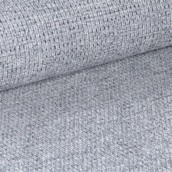 Chair Putos pakoworld light grey fabric-black metal leg 56x63.5x82cm