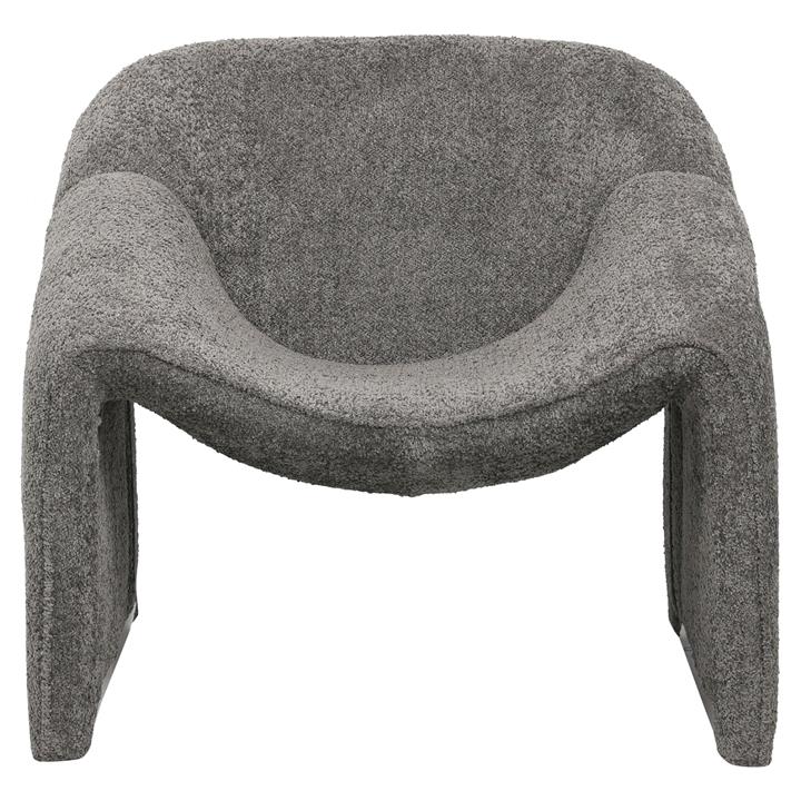 ARMCHAIR SPINER HM9599.01 GREY BOUCLE FABRIC 81x64x74Hcm.
