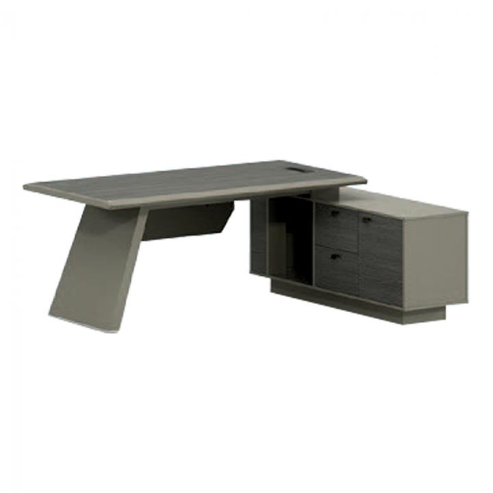 Professional Office Lux Series 196x150x75x Reversible Corner Mocha & Ash color HM2115