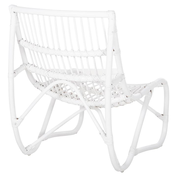 ARMCHAIR GRINN HM9815.03 RATTAN RODS IN WHITE COLOR 56.5x73.5x79.5H cm.